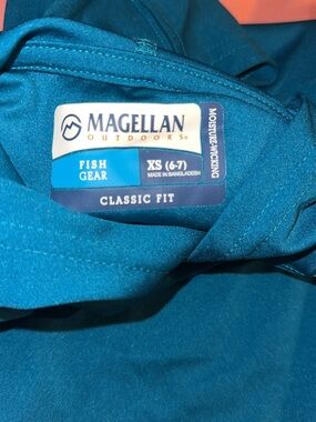 Magellan Outdoors Teal Performance Fishing Tee